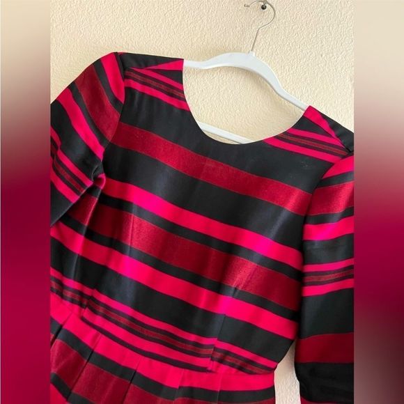 Draper James Collection Cabernet Stripe Dress - Picture 9 of 14